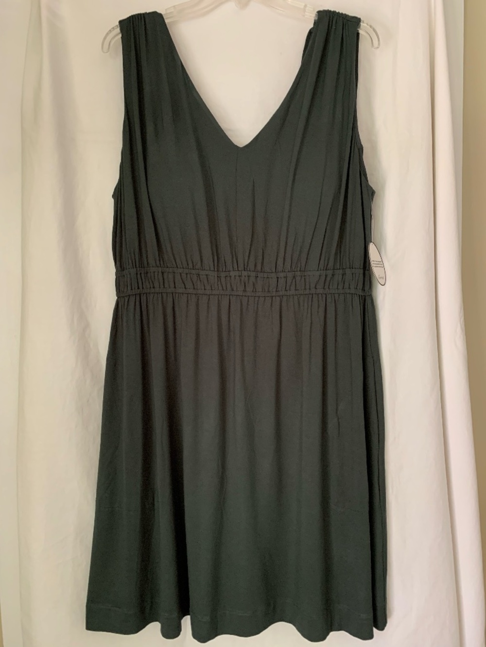 Soma WKND 'Goddess Bra Dress' in muted green